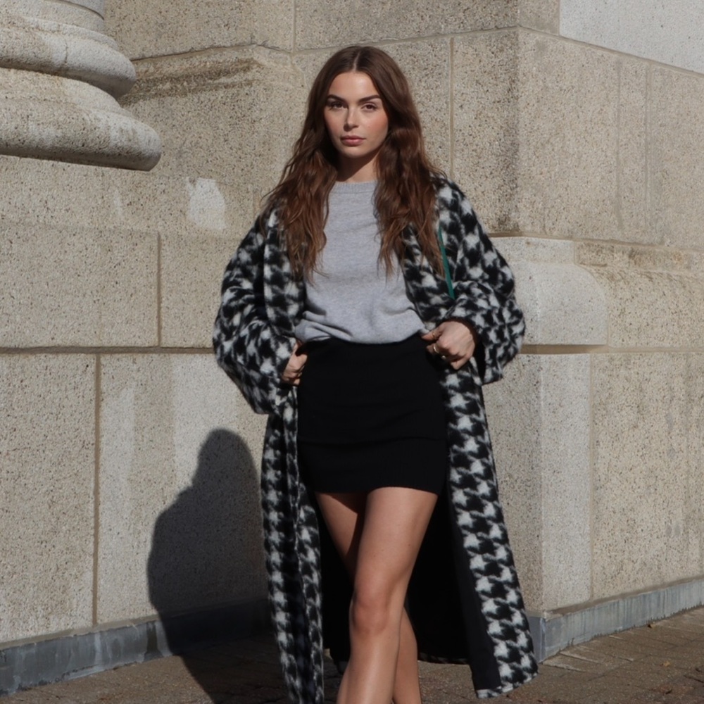 COTTON CITIZEN | Knit mini skirt in Black